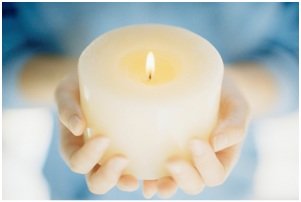 Candle in Hands