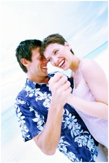 Couple Dancing on the Beach