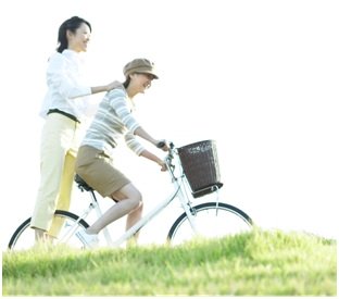 Friends on a Bike